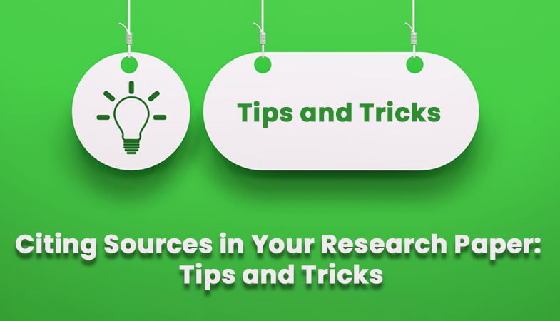 Tips for Citing Sources in Research Papers